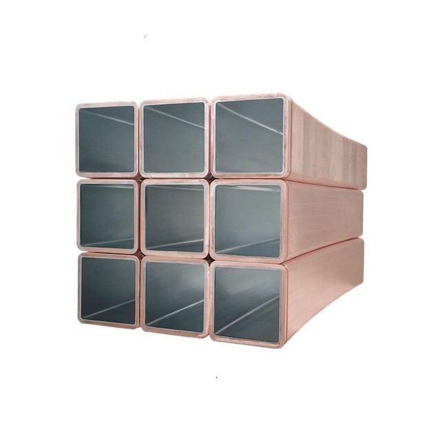 CuAg Rectangular Copper Mold Tube Continuous Casting 220mm