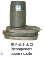 Cylindrical Composite ZrO2 Ladle Shroud  Lining Tundish Upper Nozzle